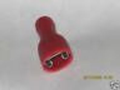 24 x Kabelschuhe rot 0,5-1,5mm² Flachhülse 6,4 vollisol