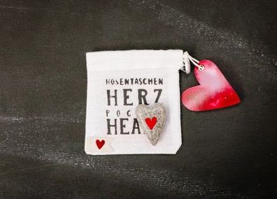 Hosentaschen Herz "Herz"