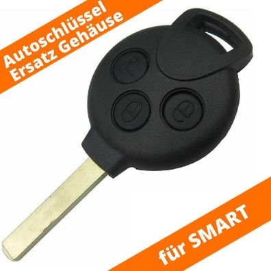 Schlüssel 3Tasten Fernbedienung Gehäuse für Smart 451 ForTwo ForFour Roadstar