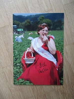 Meinbrexer Erdbeerkönigin 2014/2015 Kerstin Ciernioch - handsigniertes Autogramm!!!