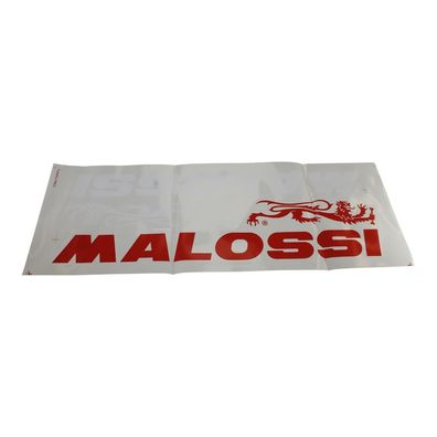 Aufkleber Set "Schriftzug Malossi Red & White XXL", 625x280 mm, 1 Set = 2 Stück