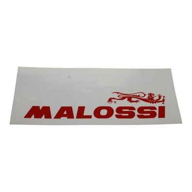 Aufkleber Set "Schriftzug Malossi Red & White L", 225x110 mm, 1 Set = 2 Stück