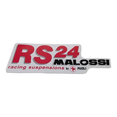 Aufkleber "Malossi RS24", 140x45 mm, 1 Stück