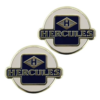 Tankemblem Set - 2 Embleme für Hercules K 50 100 125, MK 50, K 105, K 125, GS 75