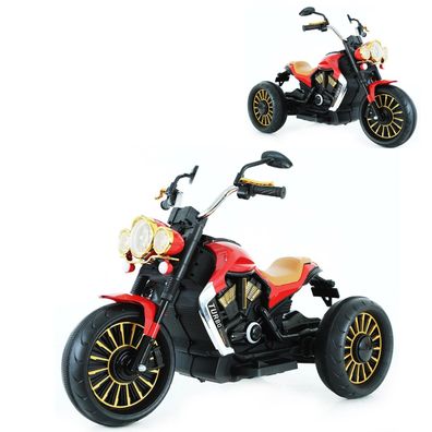 Chipolino Kinder Elektromotorrad TURBO, Bluetooth, MP3, USB, Lichter, bis 30 kg