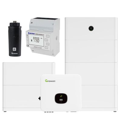 Growatt MOD 4KTL3-XH2 4kW Hybrid Wechselrichter mit 25kWh Solarspeicher-Set