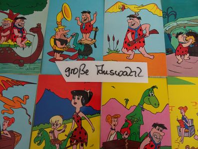Postkarten AK Hanna Barbera 1970 Anco 11/70 Familie Fred Wilma Feuerstein Flintstone