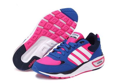 Adidas Cloudfoam 8TIS W Damen Sneakers Runningschuhe Turnschuhe blau/ pink 36-40