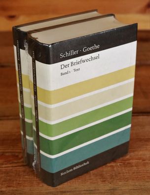 Schiller - Goethe, Der Briefwechsel Text + Kommentar Reclam Bibliothek NEU