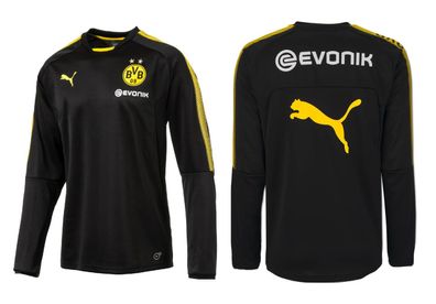 BVB Herren Borussia Dortmund Sweatshirt Puma Trainingstop Dry Cell Gr. S od. M