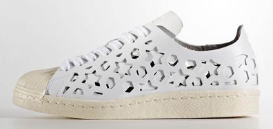 Adidas Superstar 80s Cut Out W Damen Sneaker Leder Freizeit Schuhe Turnschuhe