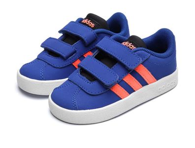 Adidas VL Court 2.0 CMF I Kinder Sneaker Schuhe Sport/ Turnschuhe blau Gr.19 - 25