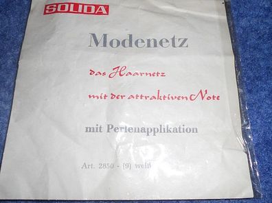 Haarnetz mit Perlenapplikarion von Solida