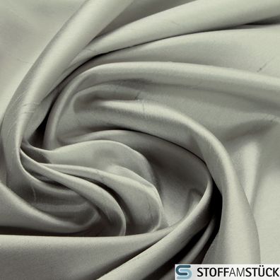 Stoff Polyester Taft silber Dupion Optik JAB Anstoetz 8-3103-192