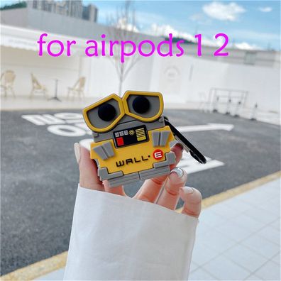 Robot WALL·E 3D Hülle Schutzhülle für Apple AirPods 1/2 AirPods 3 und AirPods Pro