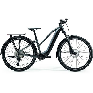 Merida eBIG. TOUR 600 EQ E-Bike Pedelec 2021 grau schwarz RH S (38 cm)
