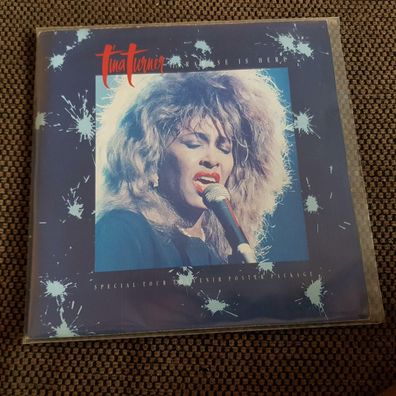 Tina Turner - Paradise is here 7'' Single POSTER COVER