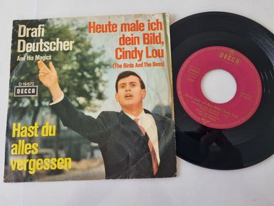 Drafi Deutscher - Heute male ich dein Bild, Cindy Lou 7'' Vinyl Germany