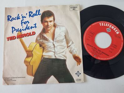 Ted Herold - Rock 'n' Roll for President 7'' Vinyl Germany