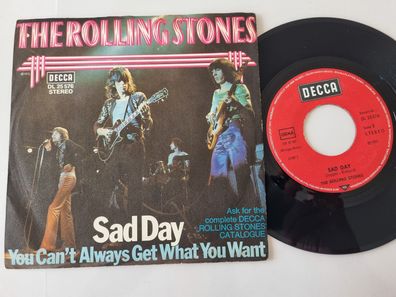 The Rolling Stones - Sad day 7'' Vinyl Germany