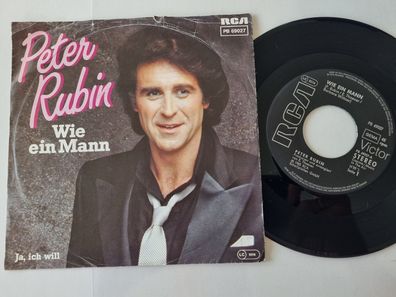 Peter Rubin - Wie ein Mann 7'' Vinyl Germany