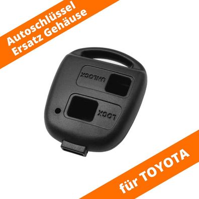 Auto Schlüssel Gehäuse 2 Tasten für TOYOTA Aygo Avensis Corolla RAV4 Yaris NEU