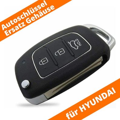 Klapp Schlüssel Ersatz Gehäuse für Hyundai I10 I20 I30 Tucson Elantra Creta IX35