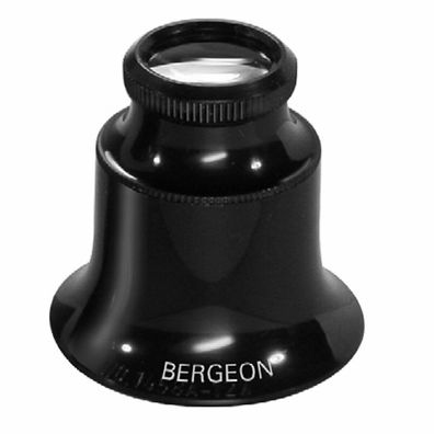 Bergeon 1458-A-15 Monokular Lupe Augenlupe Doppel Linse Uhrmacher Juwelier