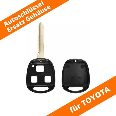 Auto Schlüssel Gehäuse 3 Tasten für TOYOTA Carina Avensis Corolla RAV4 Toy 43