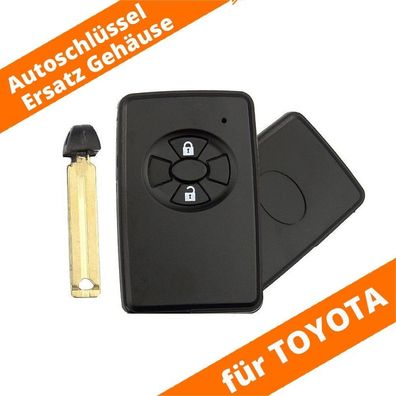 Auto Schlüssel Gehäuse 2 Tasten für TOYOTA Auris RAV4 Yaris Urban Cruiser