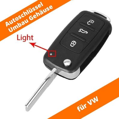 Autoklapp Schlüssel Fernbedienung für Audi A8 VW Touareg & Phaeton bis 2010