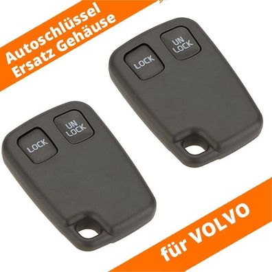 2 x 2 Tasten Ersatz Gehäuse Schlüssel für Volvo S40 V40 S70 V70 C70 Gehäuse