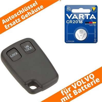 2 Tasten Ersatz Gehäuse Schlüssel für Volvo S40 V40 S70 V70 C70 mit Batterie