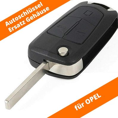 Klapp Schlüssel Ersatz Gehäuse für Opel Astra H Corsa D Zafira B Tigra Meriva A