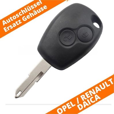 Auto Schlüssel 2 Tasten für Renault Clio Twingo DACIA Duster OPEL NE73 Rohling