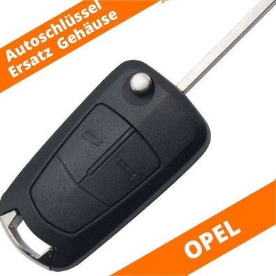 Klapp Schlüssel Gehäuse 2 Tasten Opel Antara Astra H Corsa D Tigra B Zafira B