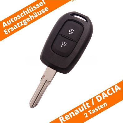 Auto Schlüssel Ersatz Gehäuse 2 Tasten für Renault Dacia Sandero Duster Lodgy