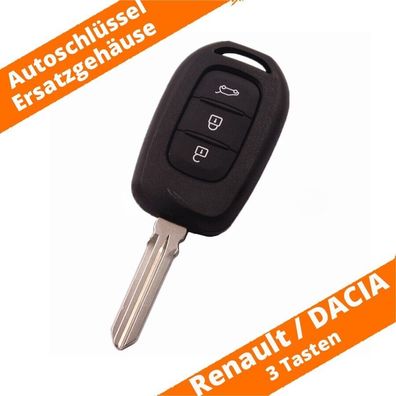 Auto Schlüssel Ersatz Gehäuse 3 Tasten für Renault Dacia Sandero Duster Lodgy