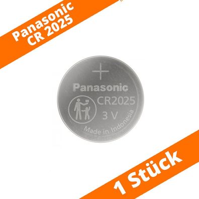 1 x Panasonic CR2025 DL2025 3V Batterie Lithium Knopfzelle LED Kerze Licht