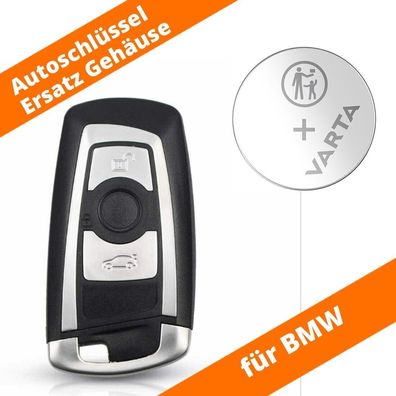 Schlüssel Gehäuse 3 Tasten BMW F20 F21 F22 F30 F31 F80 E84 F85 + Varta Batterie