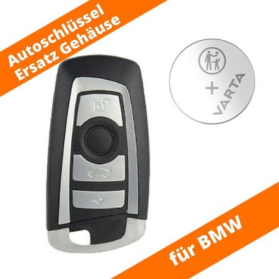 Schlüssel Gehäuse 4 Tasten BMW F20 F21 F22 F30 F31 F80 E84 F25 + Varta Batterie