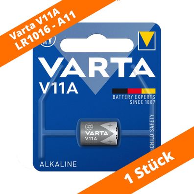 1 x Varta Alkaline V11A A11 MN11 LR1016 LR11A 6V Batterie Knopfzelle 04211