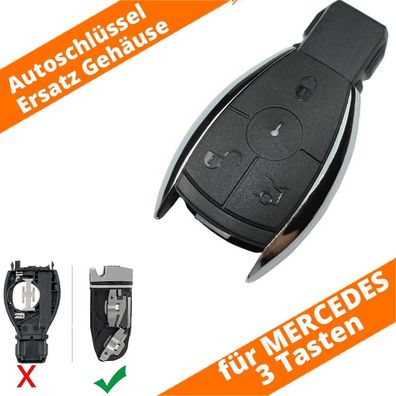 Ersatz Schlüssel Gehäuse für Mercedes W219 W164 C215 W221 C207 R230 W251