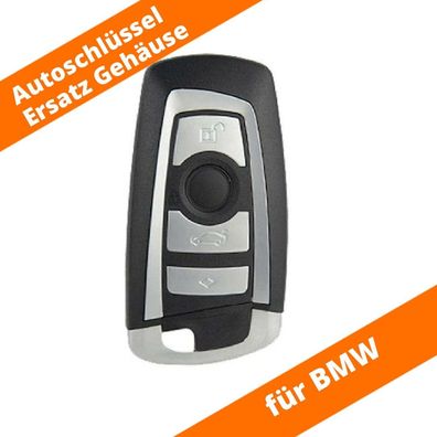 Schlüssel Gehäuse 4 Tasten für BMW Schwarz X1 X3 X4 X5 1er 3er 5er 6er 7er