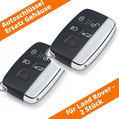 2 x Auto Schlüssel Gehäuse Smartkey für Land Rover Range Rover Sport Evoque