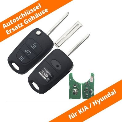 Auto Schlüssel 433/ 434 MHz Sender für Hyundai i10 i20 ix20 i30 ix35 i40 KIA