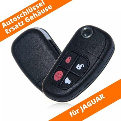 Auto Klapp Schlüssel Rohling 4 Tasten für Jaguar X- S-Type CF1 CF2 XJR XJ6 XJ