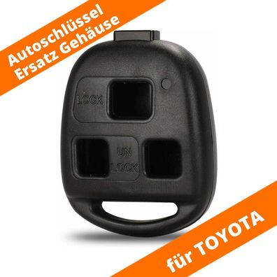 Auto Schlüssel Gehäuse 3 Tasten für TOYOTA Aygo Avensis Corolla RAV4 Yaris NEU