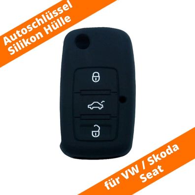 Auto Schlüssel Silikon Schutz Hülle für VW AUDI SEAT SKODA VAG Gruppe