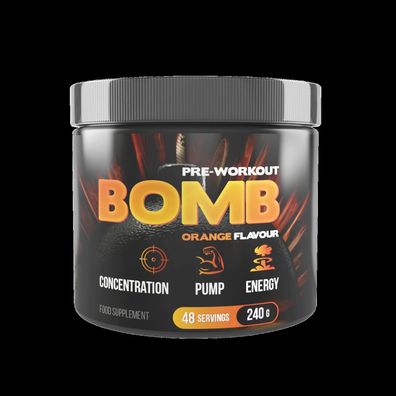 7Nutrition Extrem Pre Workout Booster Bomb Pump 240 g AAKG + Citrullin-Malat + Betain